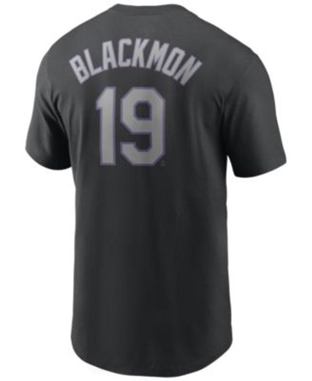 Youth Nike Charlie Blackmon Purple Colorado Rockies Player Name & Number T- Shirt