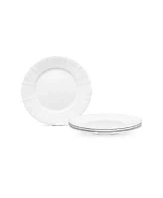 Cher Blanc Set/4 Salad Plates