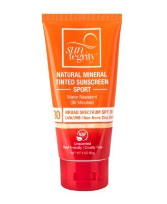 Natural Mineral Tinted Sport Sunscreen - Broad Spectrum SPF 30, 3oz