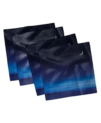 Night Set of 4 Napkins