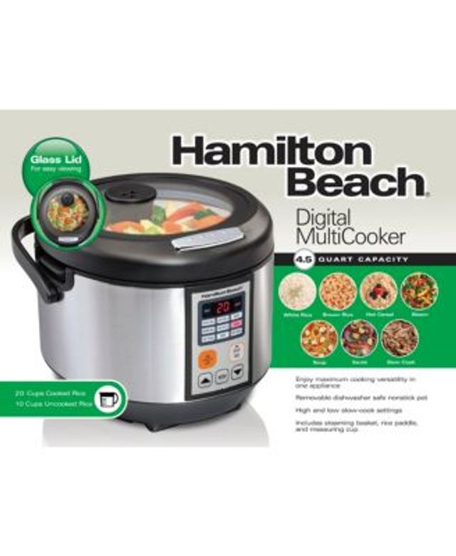 Hamilton Beach 6-Qt. Multi-Cooker - Macy's