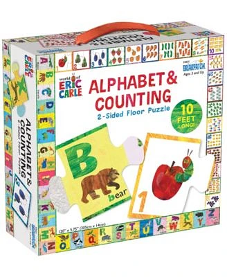 the World Of Eric Carle - Alphabet Counting 2-Sided Floor Puzzle - 26 Pieces