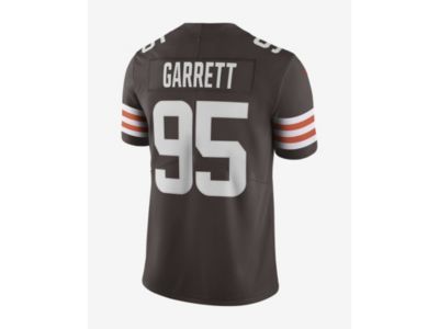 Men's Nike Myles Garrett Brown Cleveland Browns Vapor F.U.S.E. Limited Jersey Size: Medium