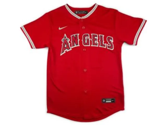 Mike Trout Los Angeles Angels Nike Youth Name & Number T-Shirt - Red