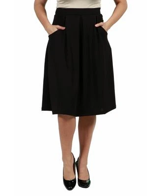 Women's Plus Classic Knee Length Skirt