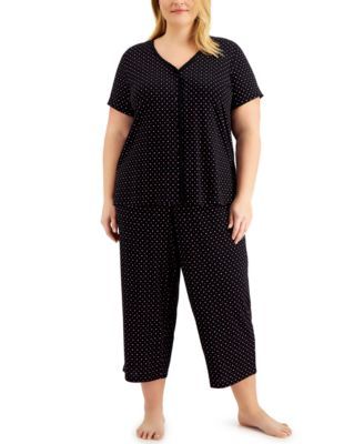 The Everyday Cotton Plus Capri Pajamas Set, Created for Macy's