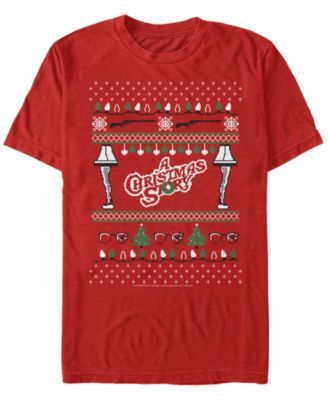 Men's Christmas Story Ugly Short Sleeve T-shirt