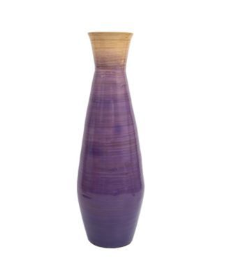 28" Classic Bamboo Handmade Floor Vase