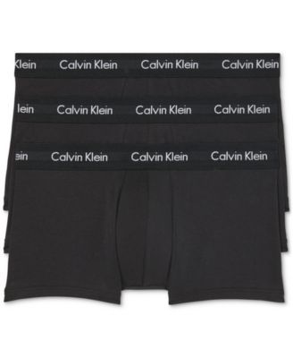 Men's 3-Pack Cotton Stretch Low-Rise Trunks