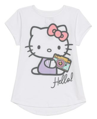 Girls Hello Kitty Camera Tee