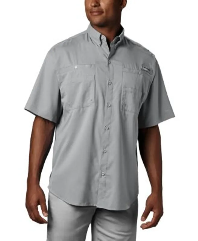 Men's Columbia Navy Dallas Cowboys Tamiami Omni-Shade Button-Down Shirt