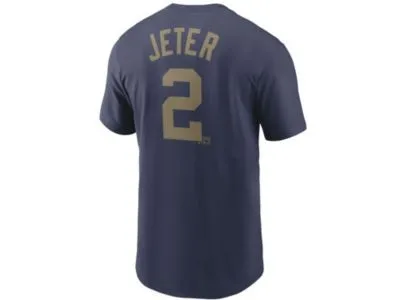 Men's Nike Derek Jeter Navy New York Yankees Name & Number T-Shirt