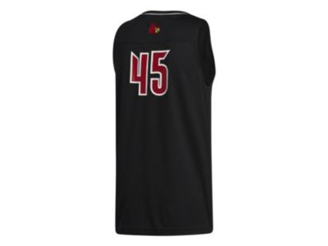 Adidas Louisville Cardinals Men's Reverse Retro Swingman Jersey - Black