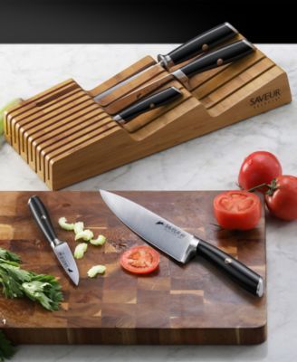 SAVEUR SELECTS Voyage Series Forged German Steel 2-Pc. Cleaver Set - Macy's