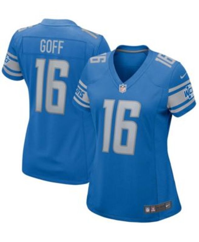 Women's Nike Jared Goff Silver Detroit Lions Game Jersey Size: Medium