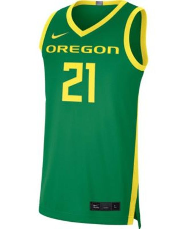 Youth Nike #21 Black Oregon Ducks Team Replica Basketball Jersey