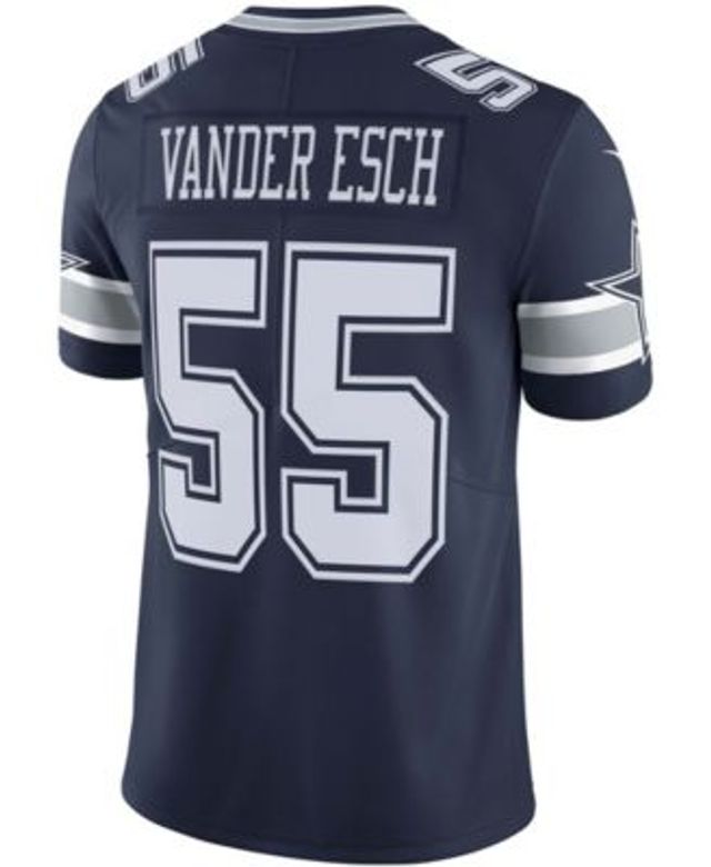 Men's Nike Leighton Vander Esch White Dallas Cowboys Team Game Jersey