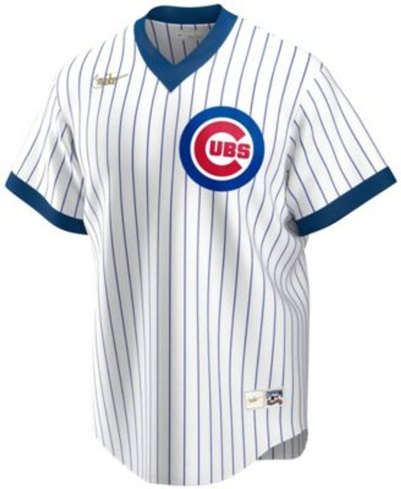 Men's Chicago Cubs Ernie Banks Nike White Home Cooperstown Collection  Player Jersey