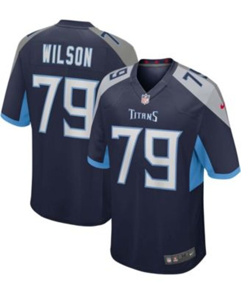 Men's Tennessee Titans Isaiah Wilson Nike Navy Game Jersey