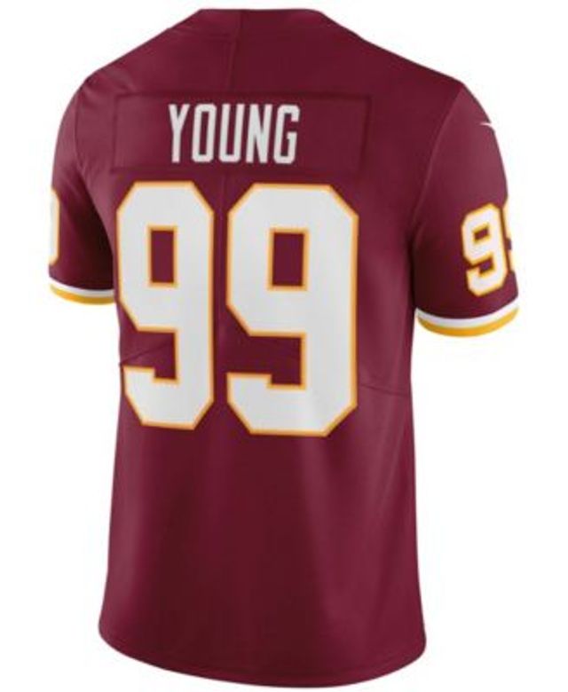 Men's Nike Chase Young White Washington Commanders Vapor Limited Jersey