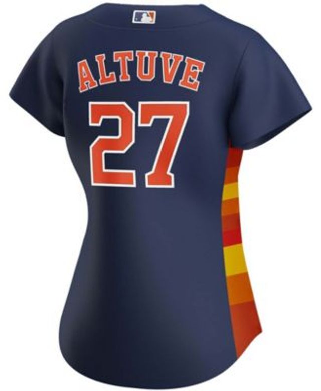 Women's Houston Astros Jose Altuve Nike Orange Alternate Replica Player  Jersey