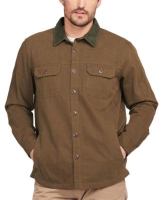 Men's Catbell Regular-Fit Twill Overshirt 