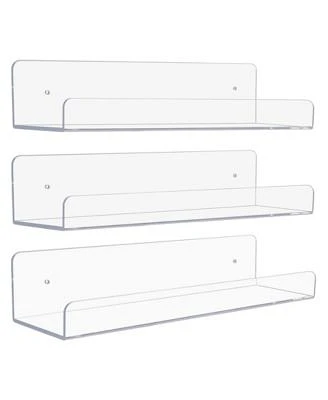 Wall Ledge Floating Shelf Rack Organizer, Set of 3