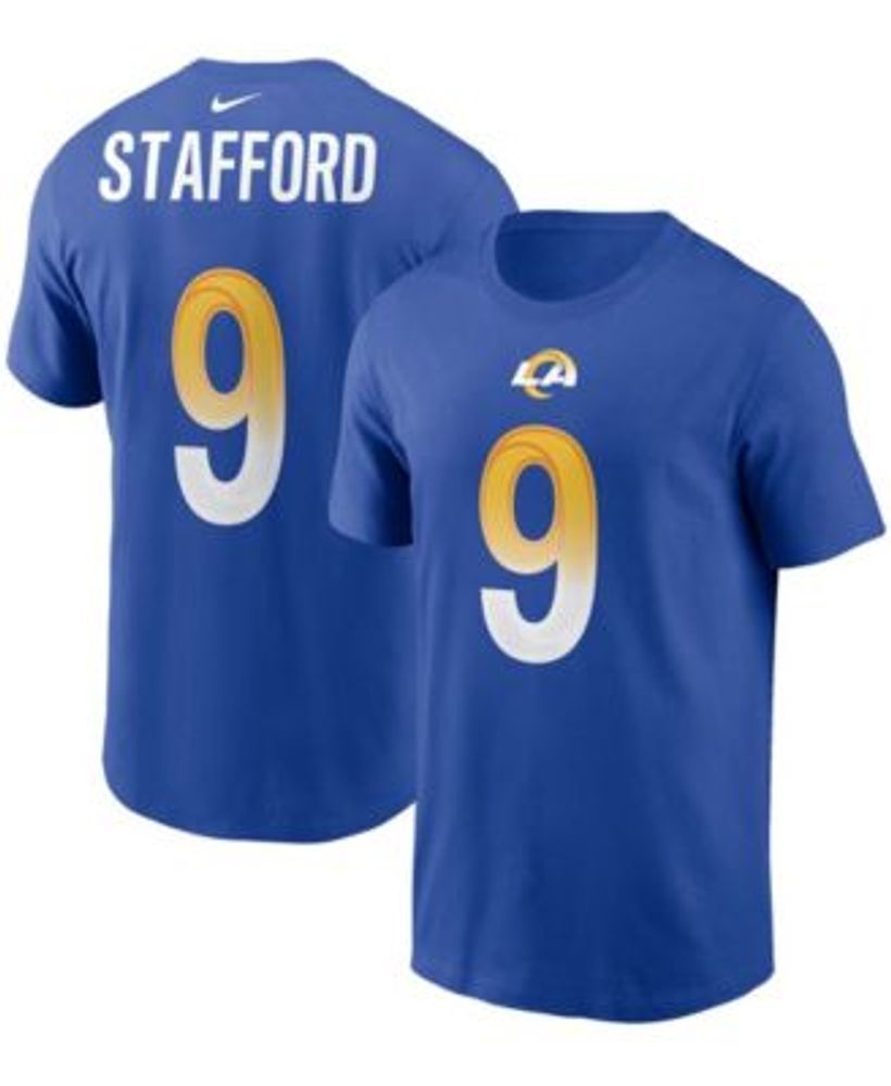 Nike Men's Matthew Stafford Royal Los Angeles Rams Name and Number