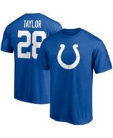 Women's Fanatics Branded Jonathan Taylor Royal Indianapolis Colts Player  Icon Name & Number V-Neck T-Shirt