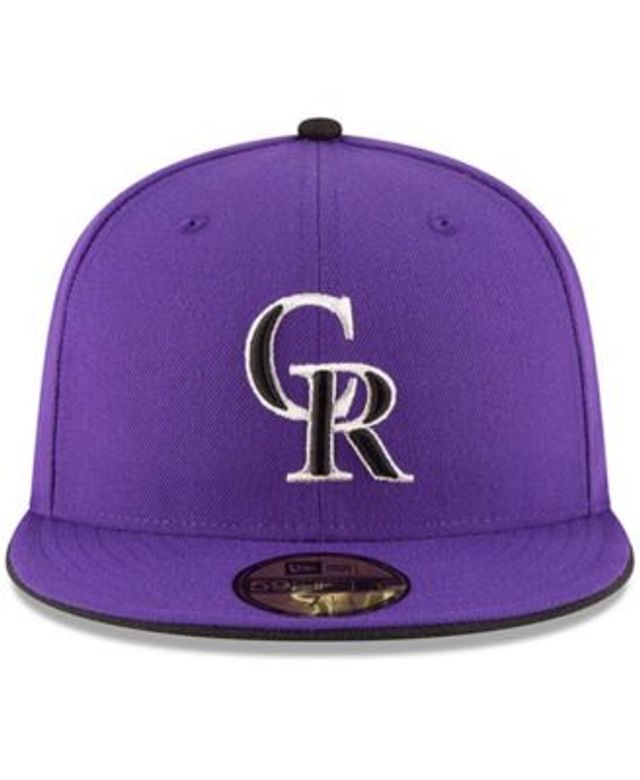 Colorado Rockies New Era Alternate 2 Authentic Collection On-Field Low Profile 59FIFTY Fitted Hat - Purple