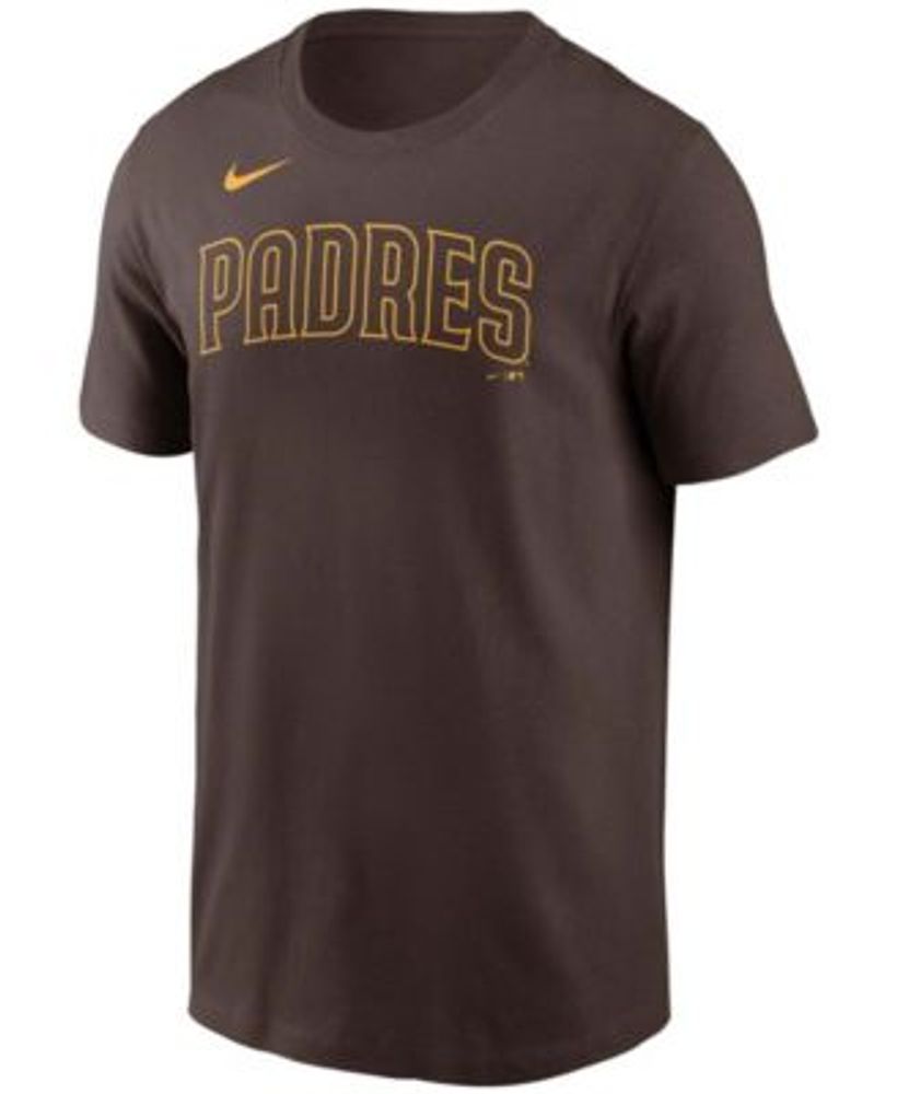 Nike Men's Nike Fernando Tatis Jr. Gold San Diego Padres Name & Number T- Shirt