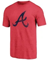 Fanatics Men's Red Atlanta Braves Official Logo T-shirt - Macy's