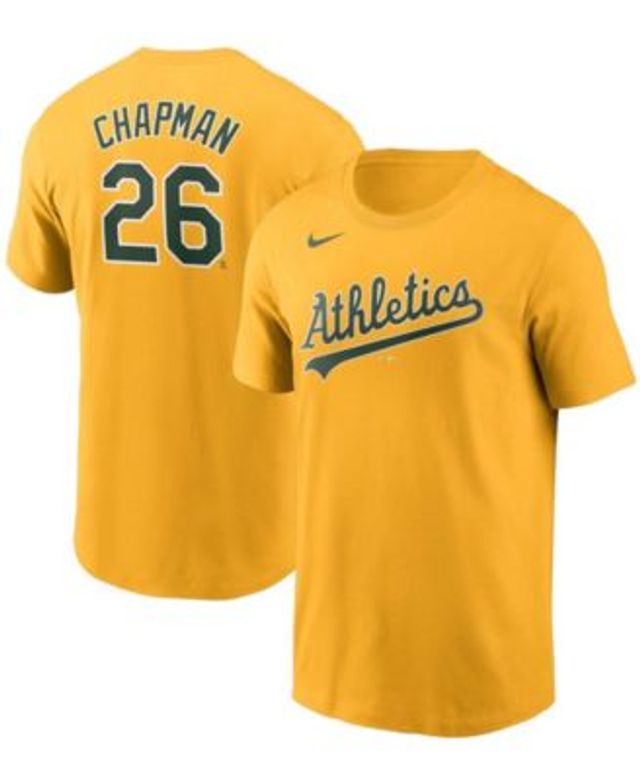 Men's Oakland Athletics Matt Olson Nike Green Name & Number T-Shirt