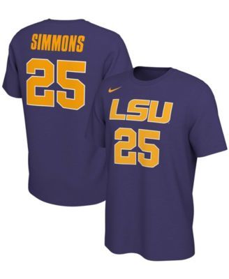 Men's Original Retro Brand Ben Simmons Gold LSU Tigers Commemorative  Classic Basketball Jersey