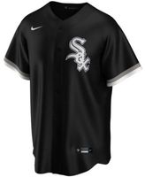 NIKE Youth Big Boys Yoan Moncada Black Chicago White Sox Alternate