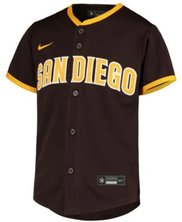 Youth Nike Brown San Diego Padres Road Replica Team Jersey