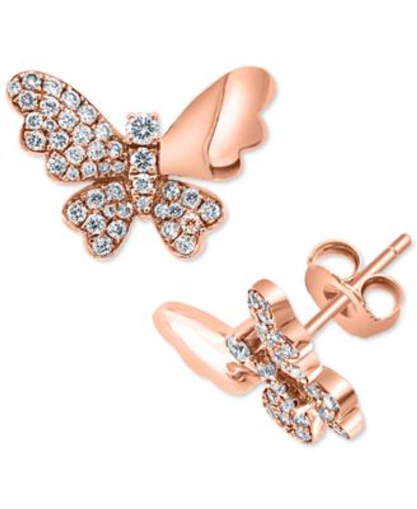 effy butterfly earrings