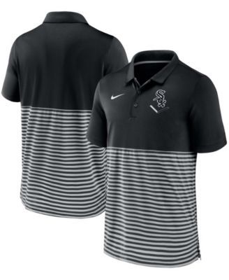Men's Nike Navy/Gray Houston Astros Home Plate Striped Polo