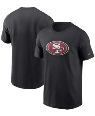 Men's New Era Black San Francisco 49ers Helmet Logo Tri-Blend T-Shirt