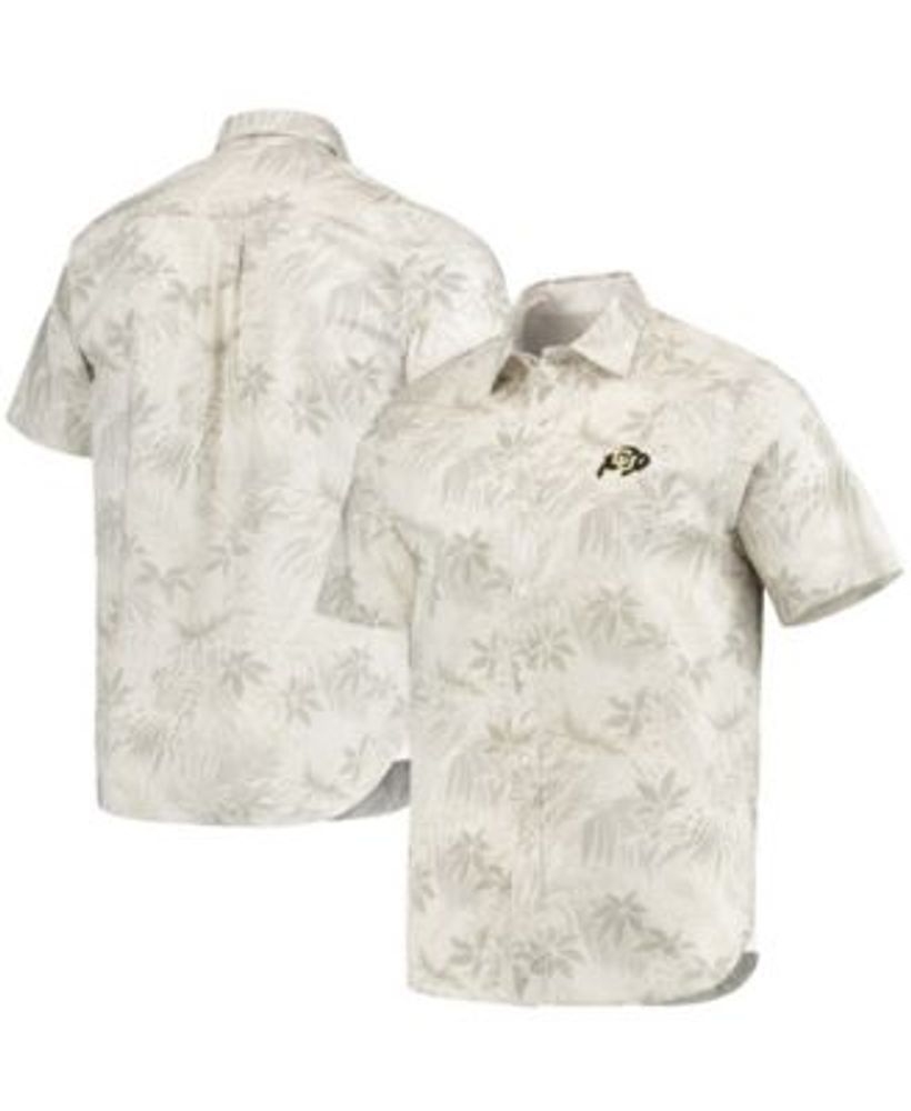 Tommy Bahama Men's Oatmeal Colorado Buffaloes Forest Fronds Button