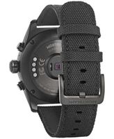 Men's Summit Lite Black Fabric Strap Smart Watch 43mm