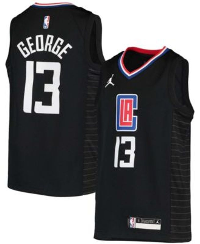 Men's LA Clippers Paul George Nike Red New City Player Name & Number T-Shirt