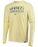 Nike Men's Yellow Club America Voice Long Sleeve T-shirt - Macy's