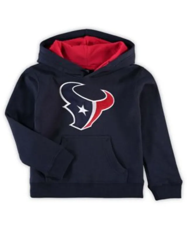 Youth Navy Houston Texans Team Logo Pullover Hoodie 