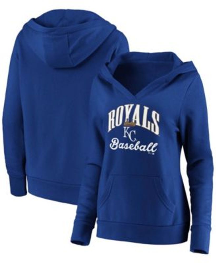 Kansas City Royals Sweater Women Medium Blue Hoodie Sweatshirt Baseball  Ladies