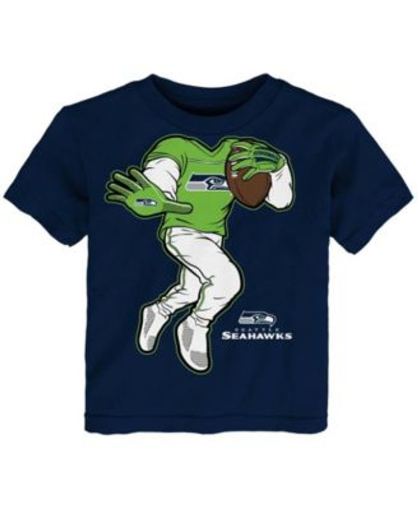 Outerstuff Seattle Seahawks Youth Team Logo T-Shirt - College Navy