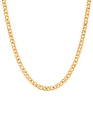 Cuban Link 22" Chain Necklace in 10k Gold