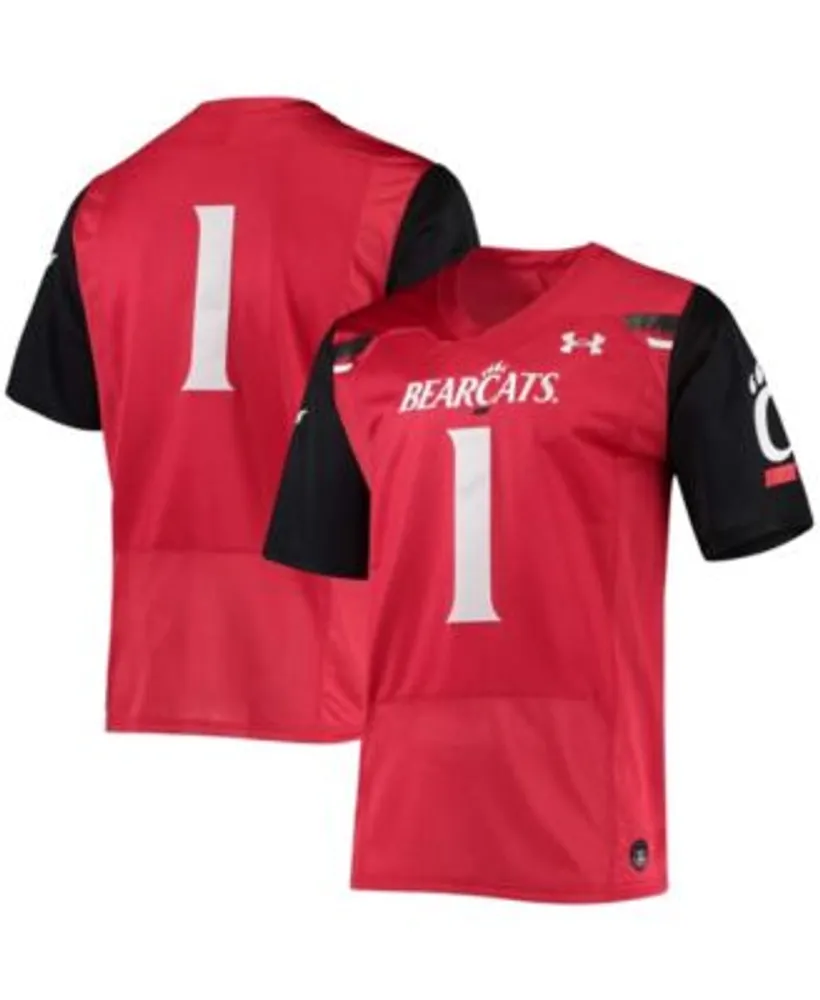 Under Armour Men's #1 Red Cincinnati Bearcats Team Premier Football Jersey  - Macy's