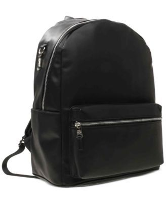 Men's Core Faux-Leather Dome Backpack 