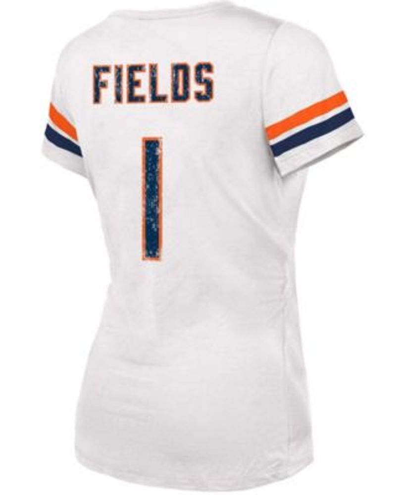 Fanatics Women's Justin Fields White Chicago Bears Player Name